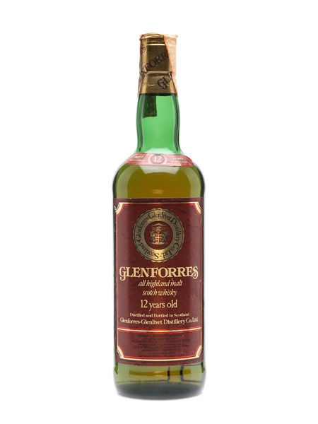 Glenforres 12 Years Old Bottled 1980s 75cl