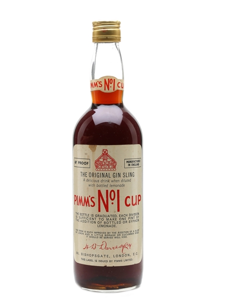 Pimm's No.1 Cup Bottled 1960s 75cl / 34.3%