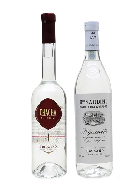 Nardini Aquavite & Tbilvino Chacha Pomace Brandy 70cl & 50cl