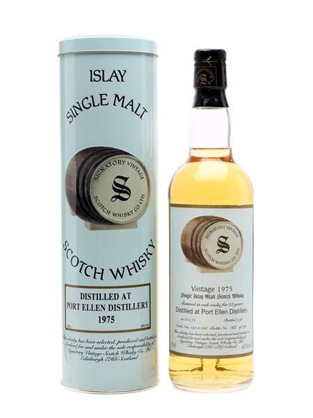 Port Ellen 1975 23 Year Old Bottled 1998 - Signatory Vintage 70cl