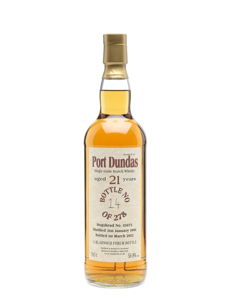 Port Dundas 1991 21 Years Old Bladnoch Forum 70cl