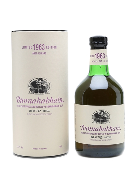 Bunnahabhain 1963 40 Years Old 70cl