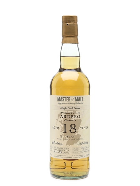 Ardbeg 1993 18 Year Old - The Master Of Malt 70cl / 56.3%