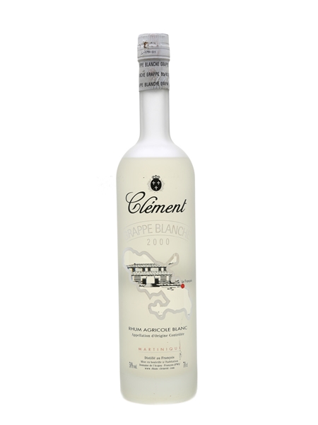 Clement 2000 Grappe Blanche Rhum Agricole Blanc 70cl / 50%