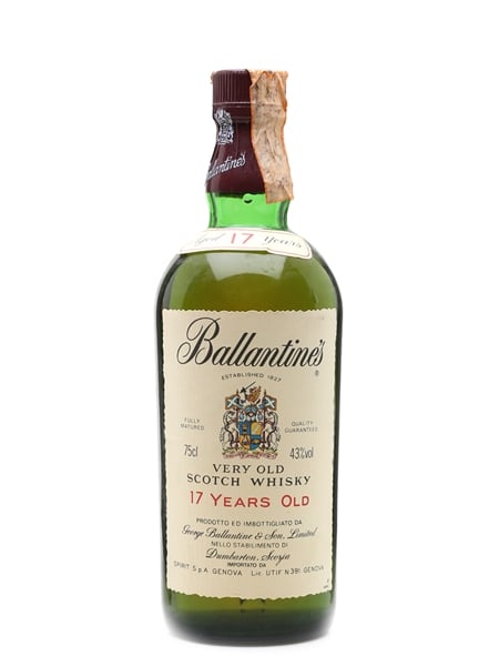 Ballantine's 17 Year Old Bottled 1980s - Spirit 75cl / 43%