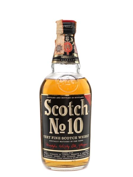 Scotch No.10 Bottled 1970s - Acredyke Whisky Ltd 75cl / 43%