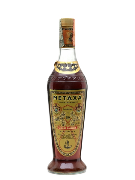 Metaxa 7 Star Gold Label Bottled 1990s 70cl / 40%