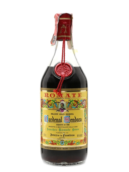 Cardenal Mendoza Brandy De Jerez Sanchez Romate - Bellini 75cl / 45%