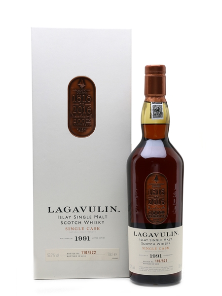 Lagavulin 1991 200th Anniversary Charity Bottling 70cl / 52.7%