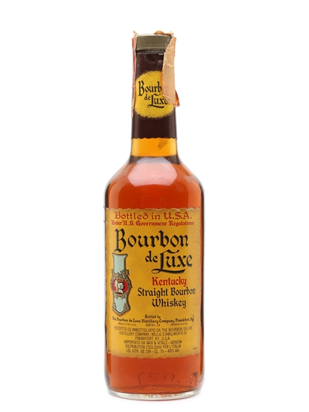 Bourbon De Luxe Bottled 1980s - Wax & Vitale 75cl / 40%