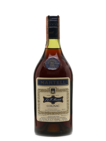 Martell 3 Star Bottled 1960s - Spirit 75cl / 40%