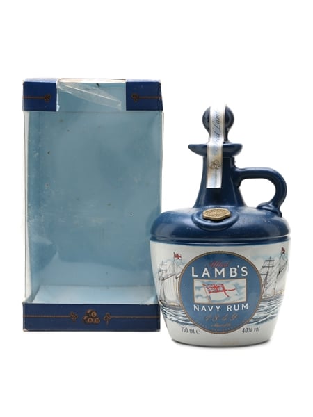 Lamb's Navy Rum Bottled 1980s - Ceramic Decanter 75cl / 40%