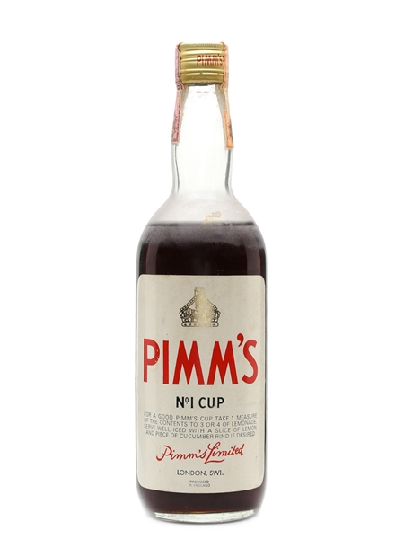 Pimm's No.1 Cup Bottled 1960s - Wax & Vitale 75cl / 34%