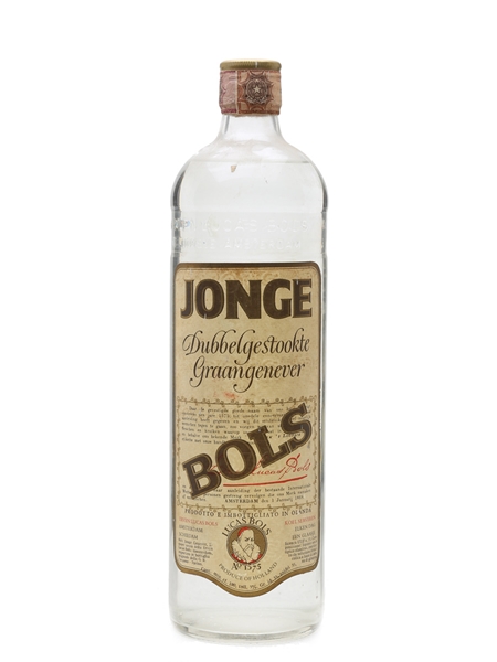 Bols Jonge Dubbelgestookte Graangenever Bottled 1960s 100cl / 35%