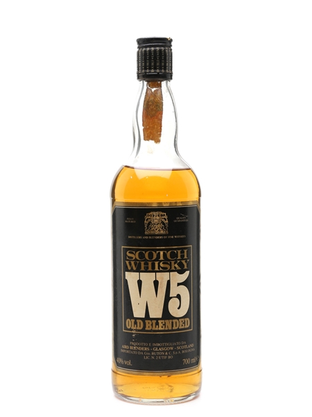 W5 Scotch Whisky Bottled 1990s - Aird Blenders 70cl / 40%