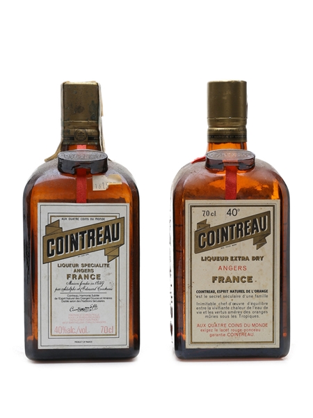 Cointreau Bottled 1970s & 1980s 2 x 70cl / 40%