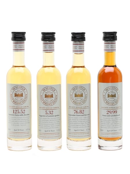 SMWS Membership Pack Bottled 2011-2012 4 x 10cl / 57.95%