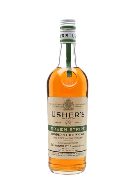 Usher's Green Stripe Bottled 1970s - Orsi & Capelli 75cl / 40%