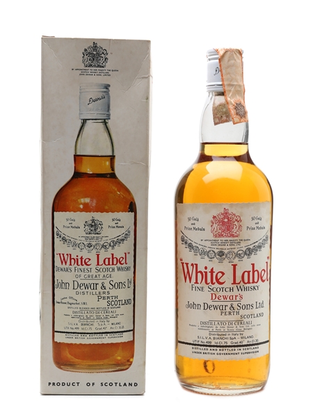 Dewar's White Label Bottled 1970s - Silva 75cl / 40%