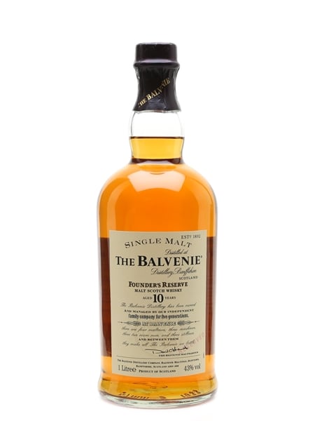 Balvenie 10 Year Old Founder's Reserve 100cl / 43%