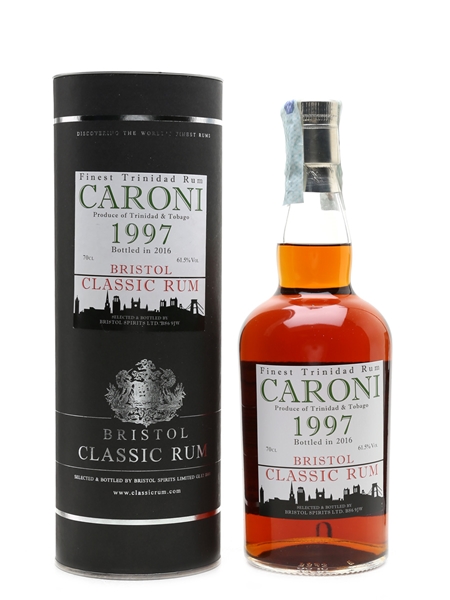 Caroni 1997 Finest Trinidad Rum Bottled 2016 - Bristol Spirits 70cl / 61.5%