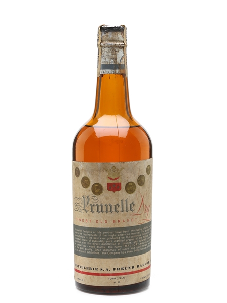 Ballor Prunelle Finest Old Brandy Bottled 1950s 75cl / 40%