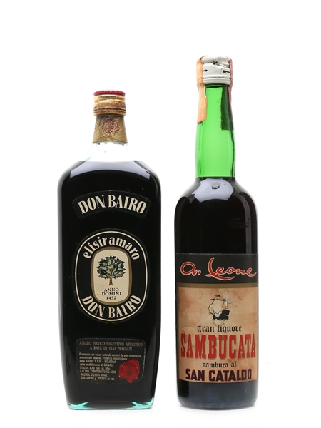 A Leone & Don Bairo Bottled 1970s 75cl & 100cl