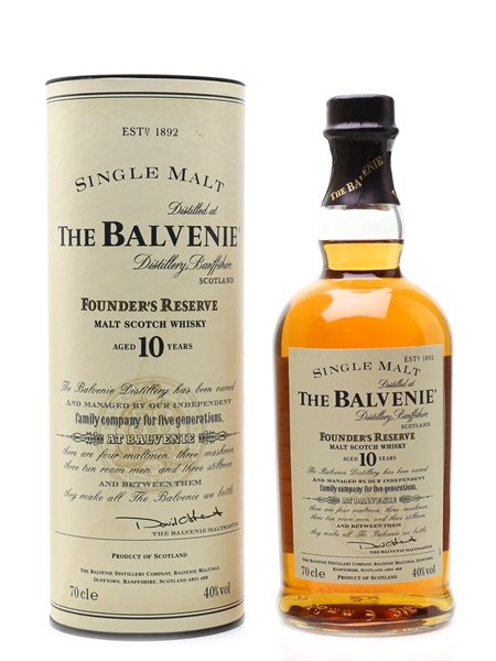 Balvenie 10 Year Old Founder's Reserve 70cl / 40%