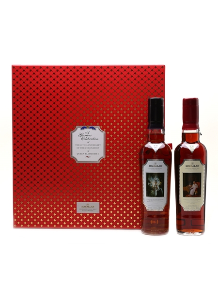 Macallan Coronation 60th Anniversary Of Queen Elizabeth II 2 x 35cl