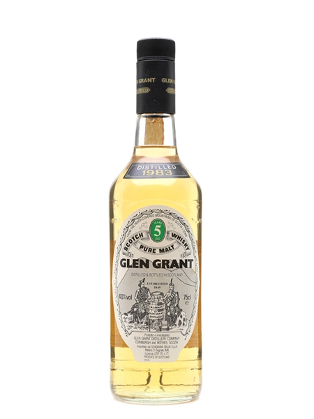 Glen Grant 1983 5 Year Old Bottled 1980s - Seagram Italia 75cl / 40%