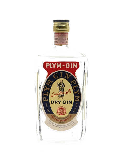 Coates & Co. Plym-Gin Bottled 1960s - Stock 75cl / 46%