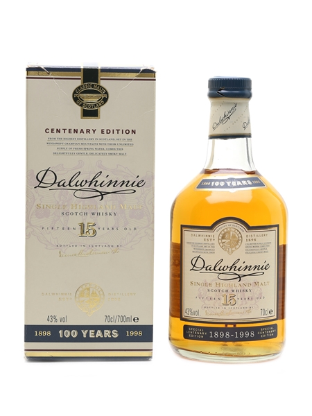 Dalwhinnie 15 Year Old Bottled 1998 - Centenary Edition 70cl / 43%