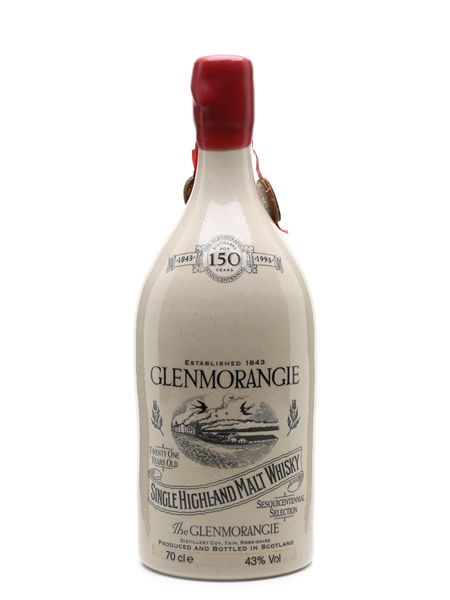 Glenmorangie 21 Year Old Ceramic 150th Anniversary 70cl / 43%