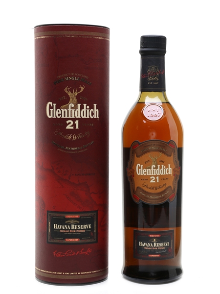 Glenfiddich 21 Year Old Havana Reserve Cuban Rum Finish 70cl / 40%