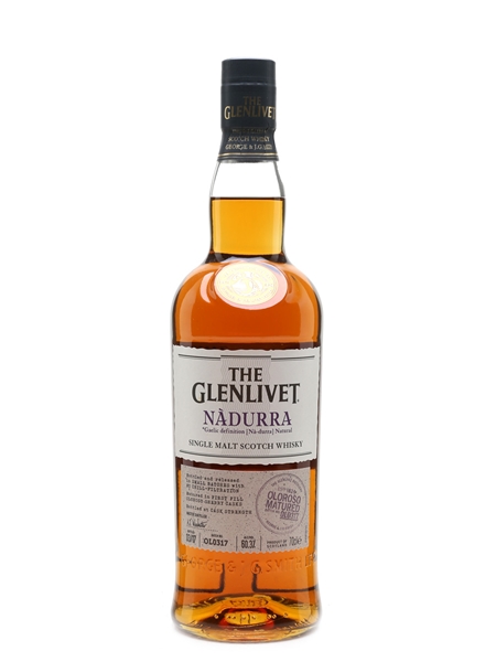 Glenlivet Nadurra Oloroso Matured Bottled 2017 - Batch OL0317 70cl / 60.3%