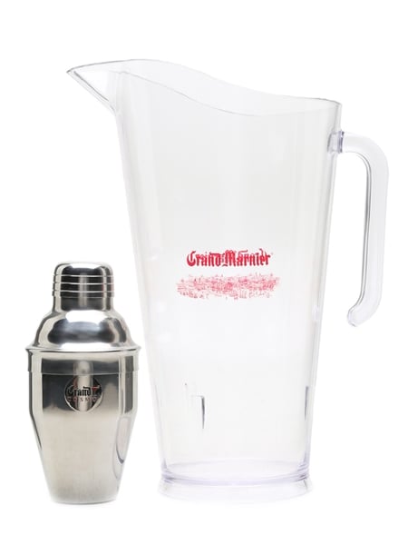 Grand Marnier Jug & Shaker  14.5cm & 25.5cm