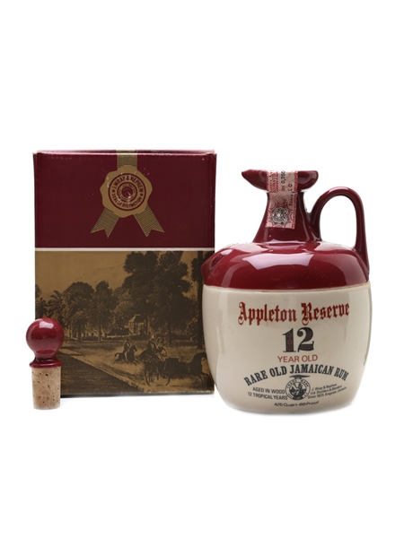 Appleton Reserve 12 Year Old Ceramic Decanter Bottled 1970s - Wray & Nephew 75.7cl / 43%