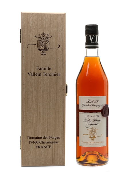 Vallein Tercinier Tres Vieux Cognac Bottled 2015 - Lot 65 70cl / 46%