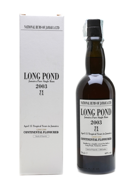 Long Pond 2003 15 Year Old - National Rums Of Jamaica 70cl / 63%