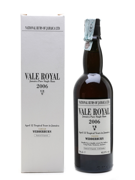 Vale Royal 2006 (Long Pond) 12 Year Old - National Rums Of Jamaica 70cl / 62.5%