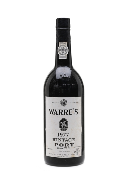 Warre's 1977 Vintage Port  75cl / 20%