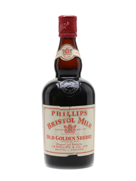 Phillips Bristol Milk Old Golden Sherry Bottled 1960s 75cl