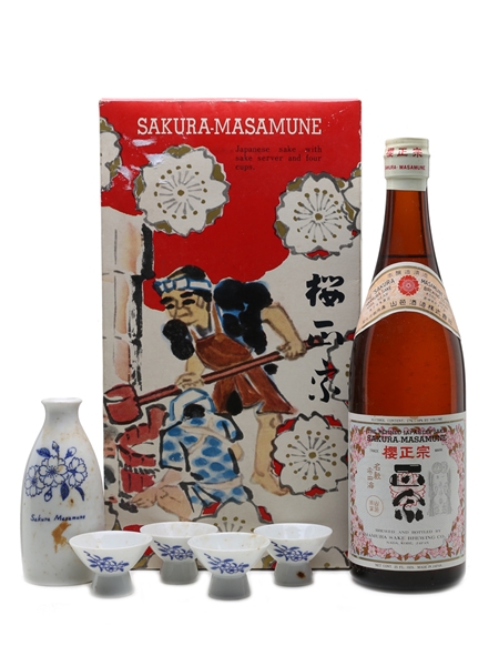 Sakura Masamune Sake Sake & Cups Set 72cl / 17%