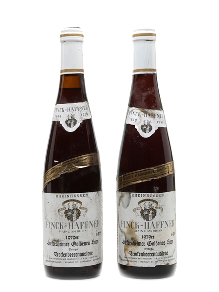 Finck Haffner 1979 Ortega Trockenbeerenauslese 2 x 70cl