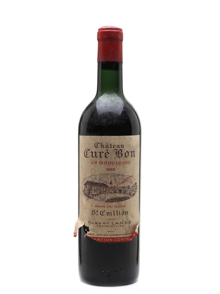 Chateau Cure Bon 1955 La Madeleine Grand Cru Classe - Saint Emilion 75cl