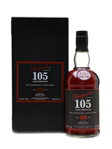 Glenfarclas 105 - 40 Year Old 40th Anniversary - Signed By George Grant 70cl / 60%