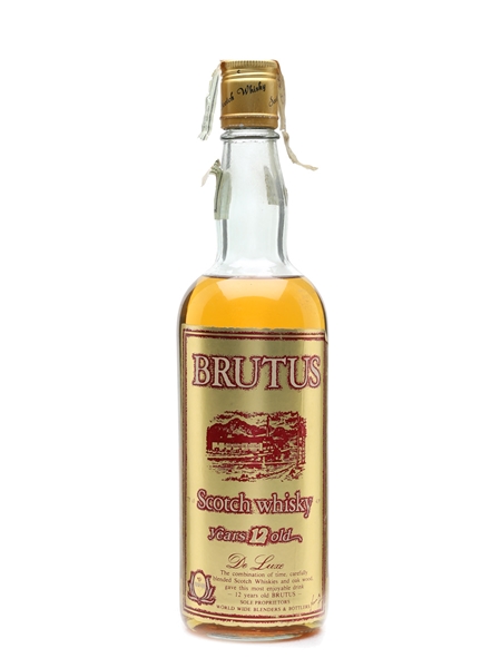 Brutus 12 Year Old Bottled 1980s - World Wide Blenders & Bottlers 75cl / 43%