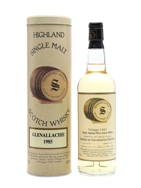 Glenallachie 1985 11 Year Old Bottled 1996 - Signatory Vintage 70cl