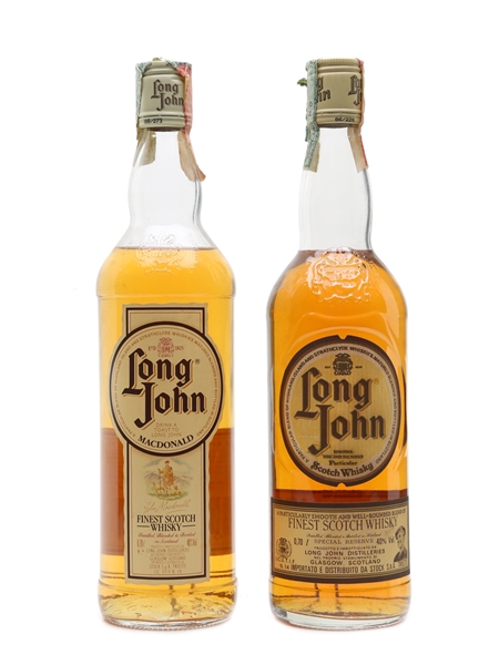 Long John Bottled 1990s - Stock 2 x 70cl / 40%