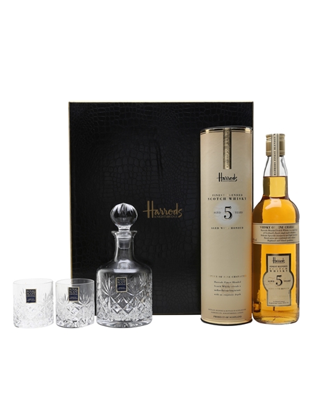 Harrods Gift Set Royal Scot Crystal - The Gentlemans Gift 70cl / 40%